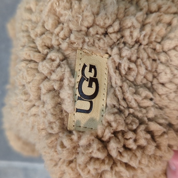 UGG Dog Ugg Sherpa Dog Coat With Detachable Teddy Bear Ears Hood